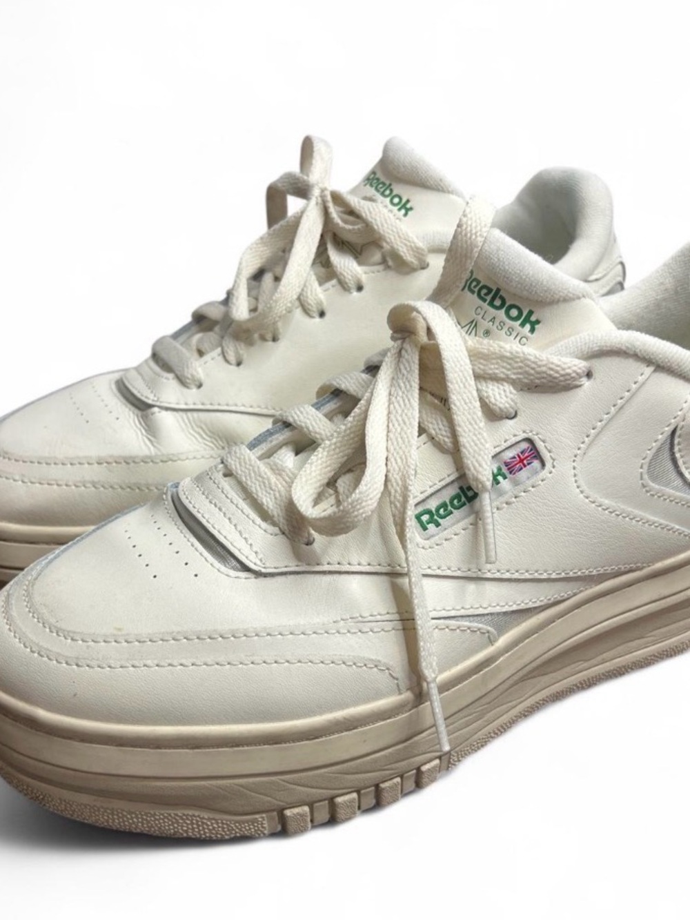 Reebok Women’s Platform Sneakers - Off-White/Beige